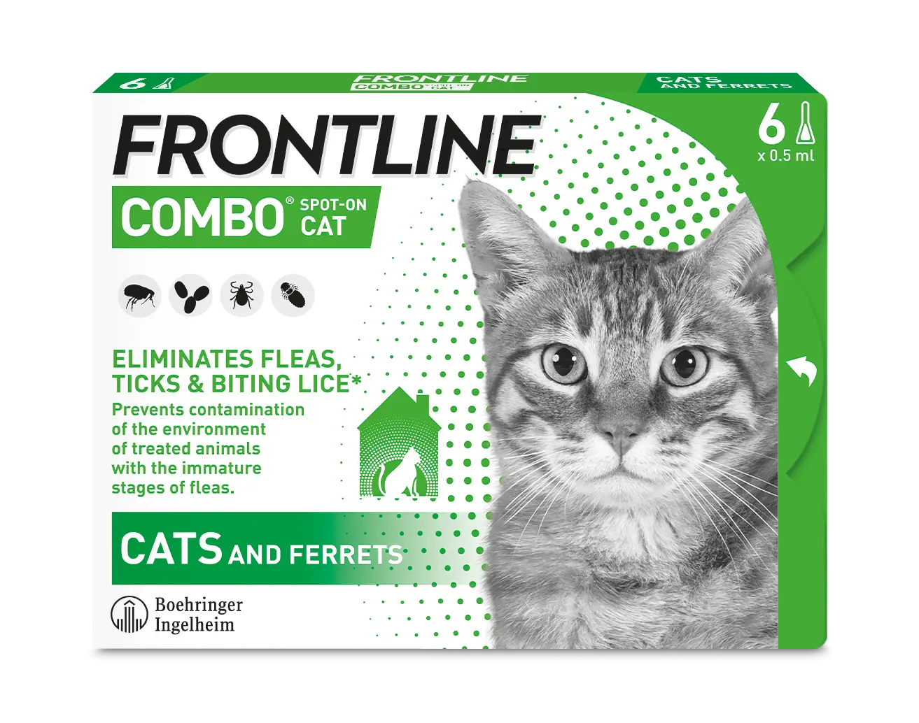 FRONTLINE COMBO for CAT-6 dosage pack