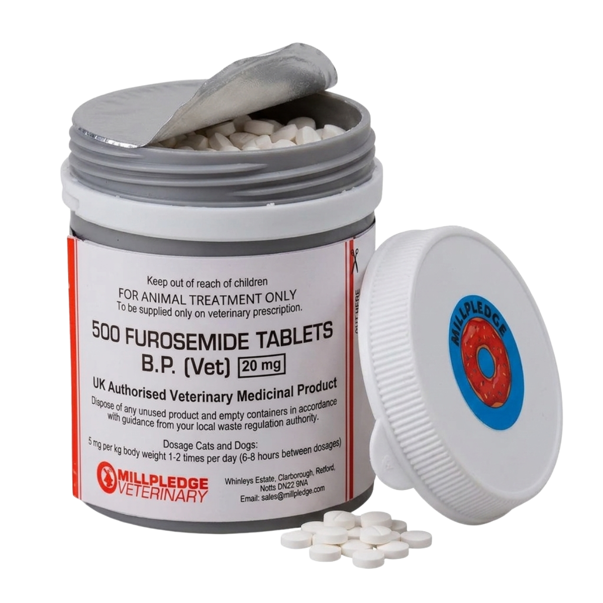 Furosemide 20mg Tablets B.P. (Vet) for Dogs & Cats