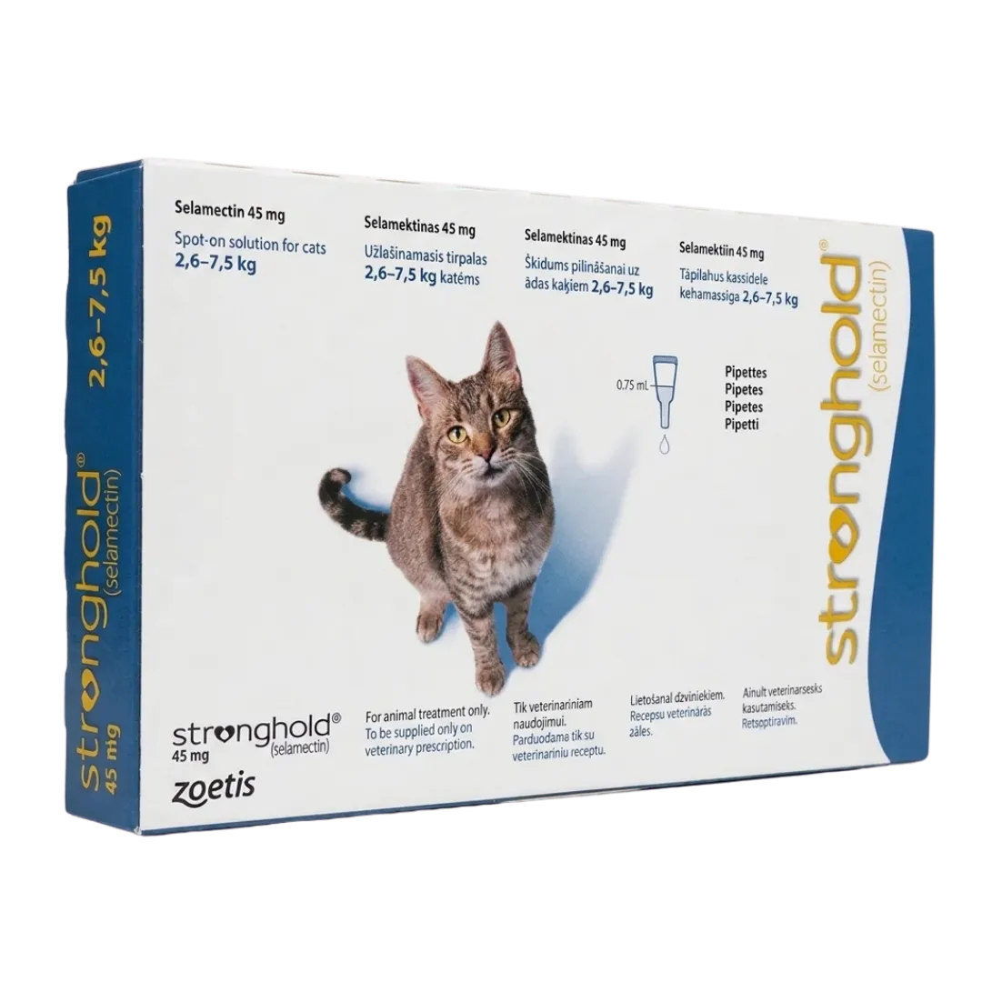 Stronghold for cats spot-on pack, selamectin
